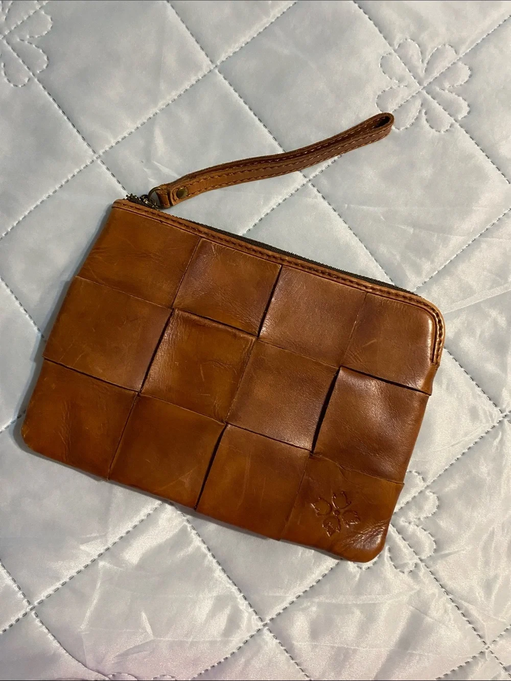 Patricia Nash Woven Wristlet Clutch